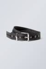 Black - April Webbing Belt - 0