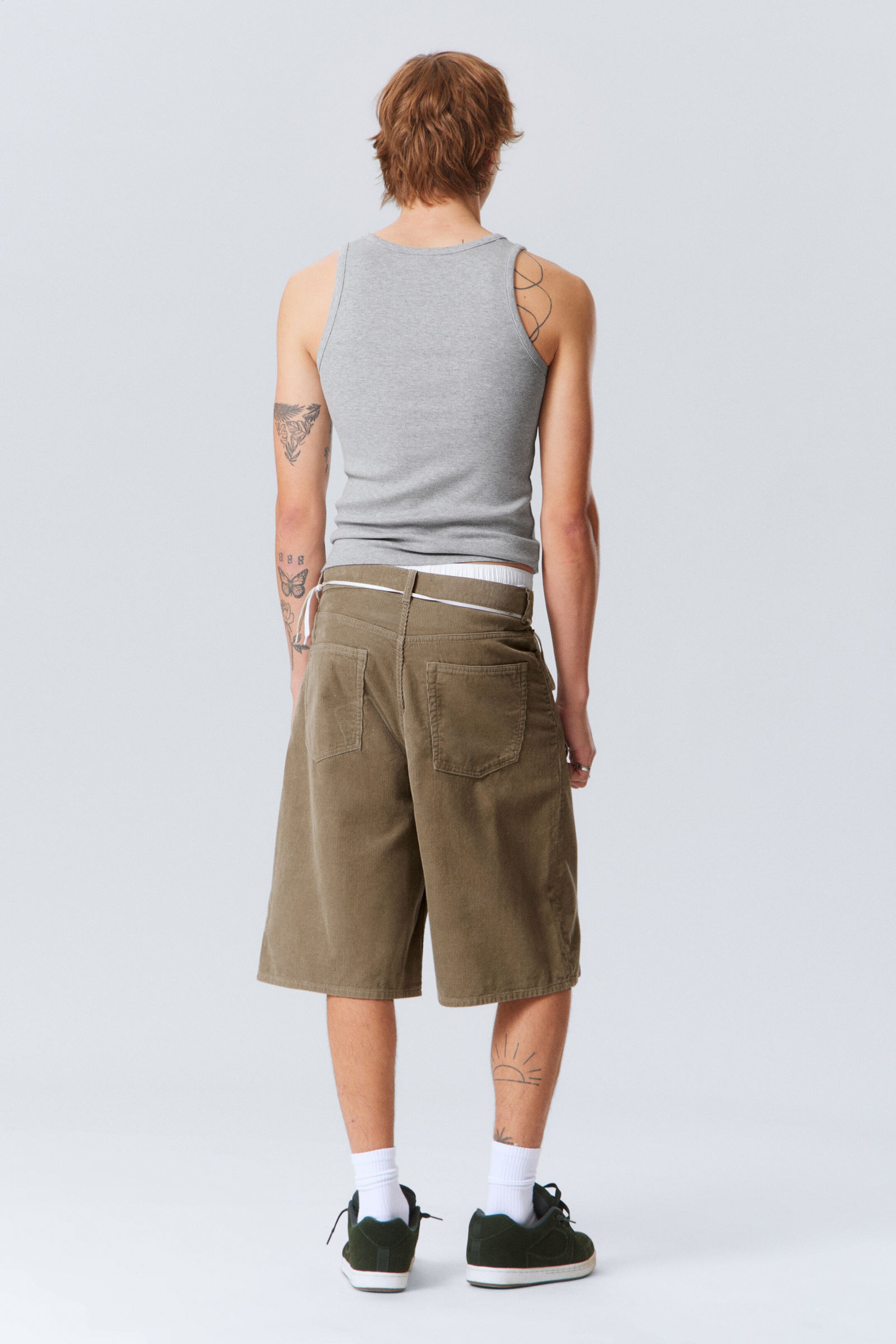 Dusty Mole - Astro Loose Baggy Corduroy Shorts - 8