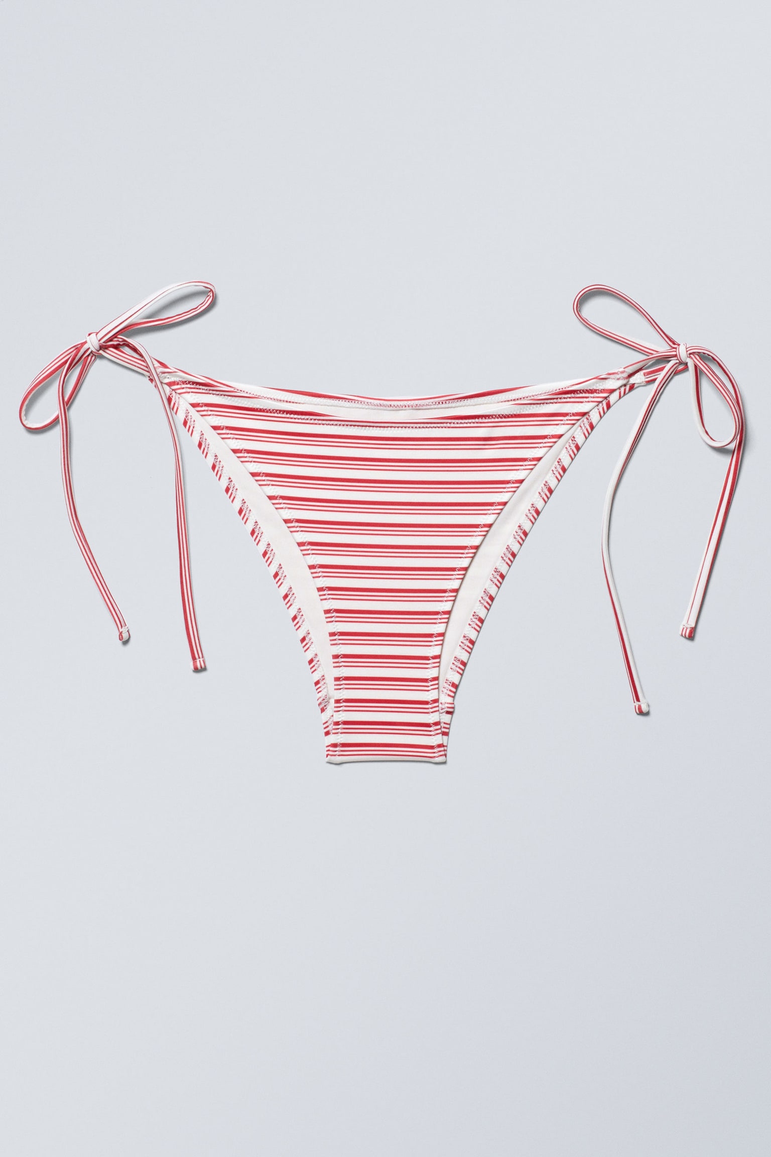 Coastal Bikini Bottoms - Red Stripe