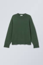 Dark Green - Cypher Oversized Sweater - 0