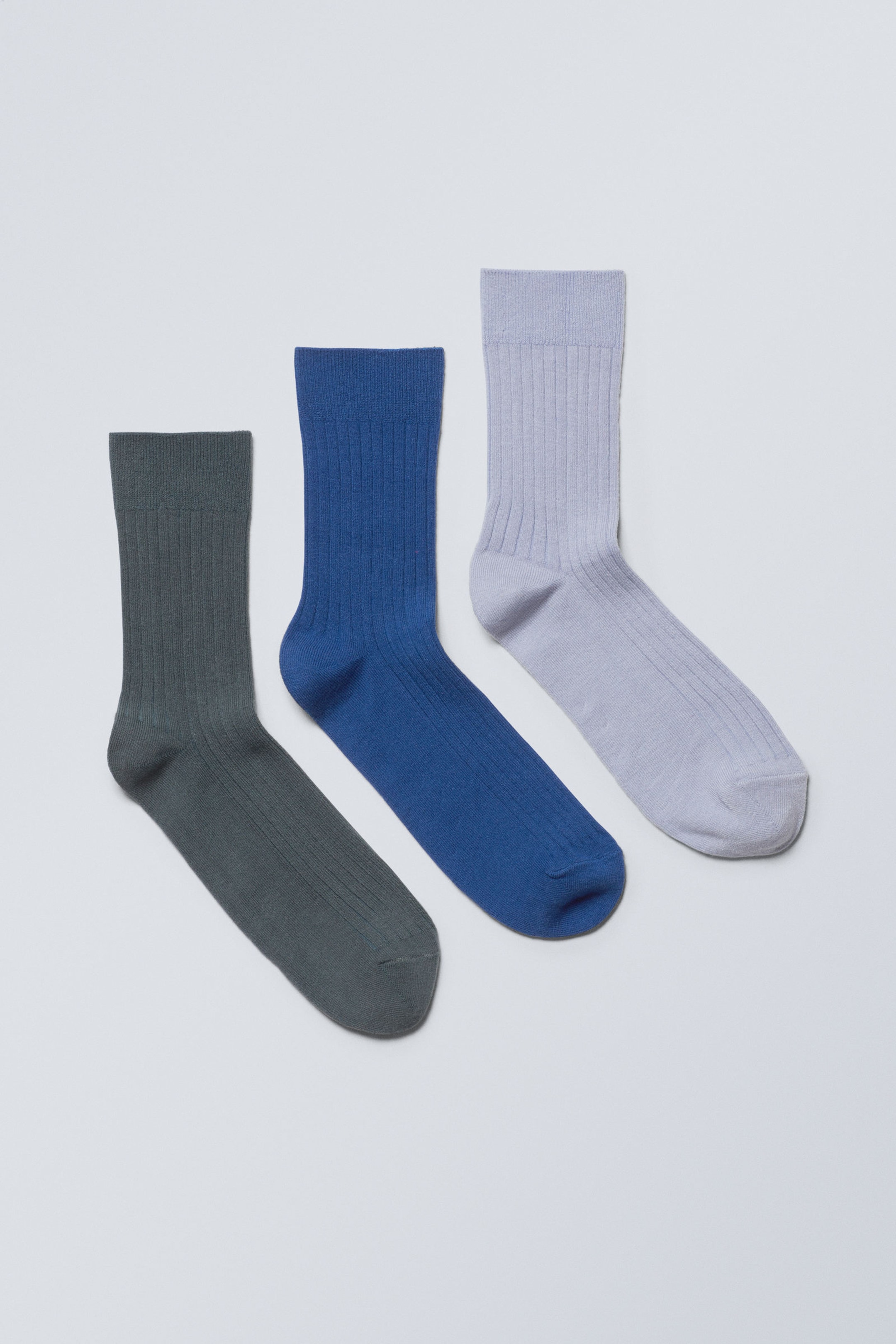 Lilac Accent Mix - 3-pack Selma Socks - 0