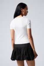 White - Slim Fitted T-shirt - 3