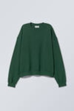 Dark Green - Essence Standard Sweatshirt - 0