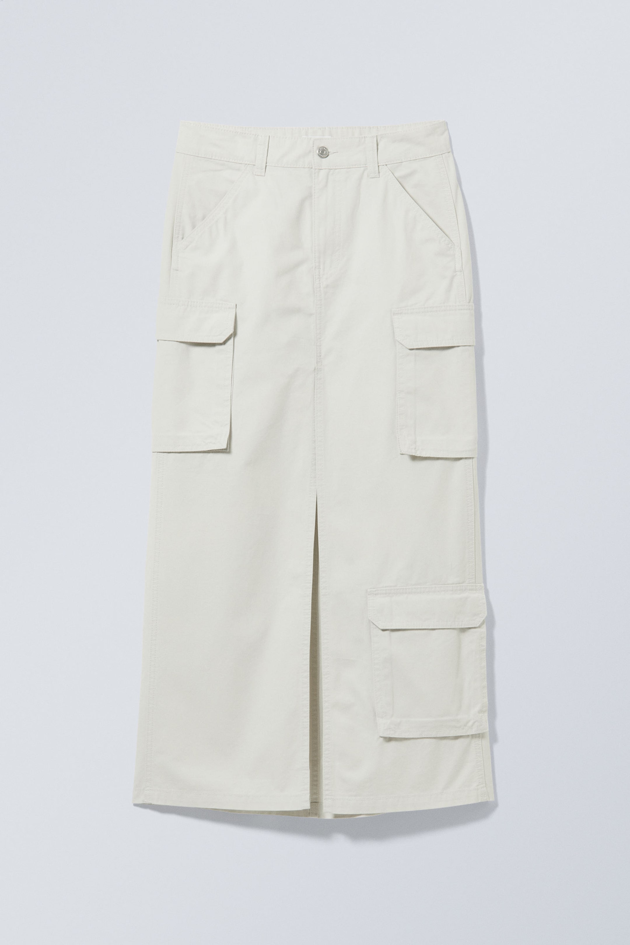 Ecru - Billy Long Cargo Skirt - 0