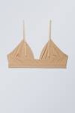 Beige - Soul zachte triangelbralette - 1