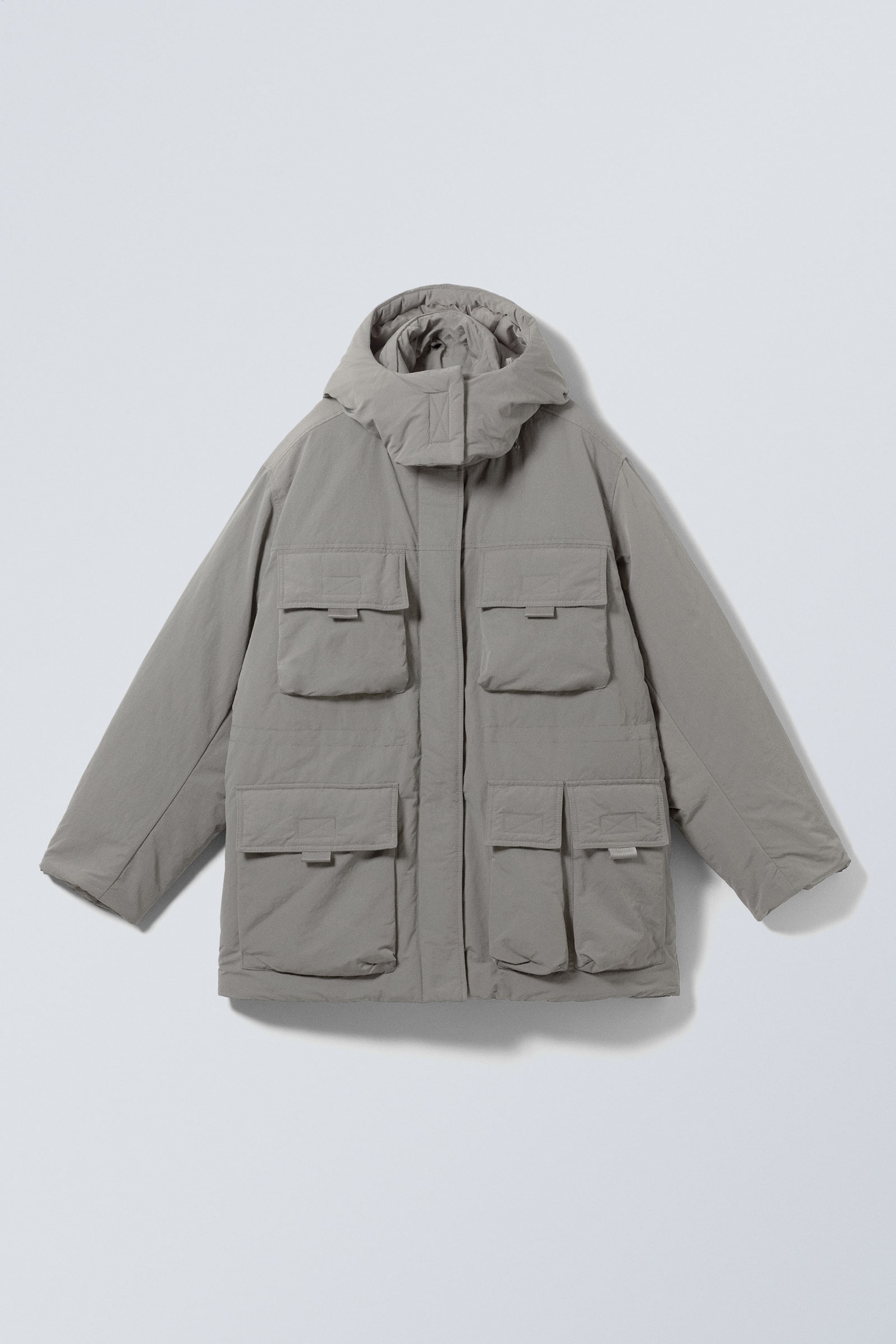 Dusty Khaki - Wattierter Parka Attila - 0