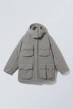 Dusty Khaki - Wattierter Parka Attila - 0