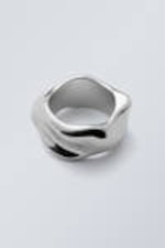 Silber - Organisch geformter Ring - 0