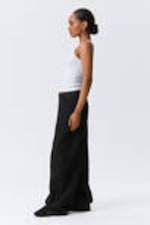 Black - Astro Loose Baggy Leg Linen-Blend Trousers - 6