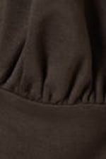 Dark brown - Deep Halterneck Top - 5