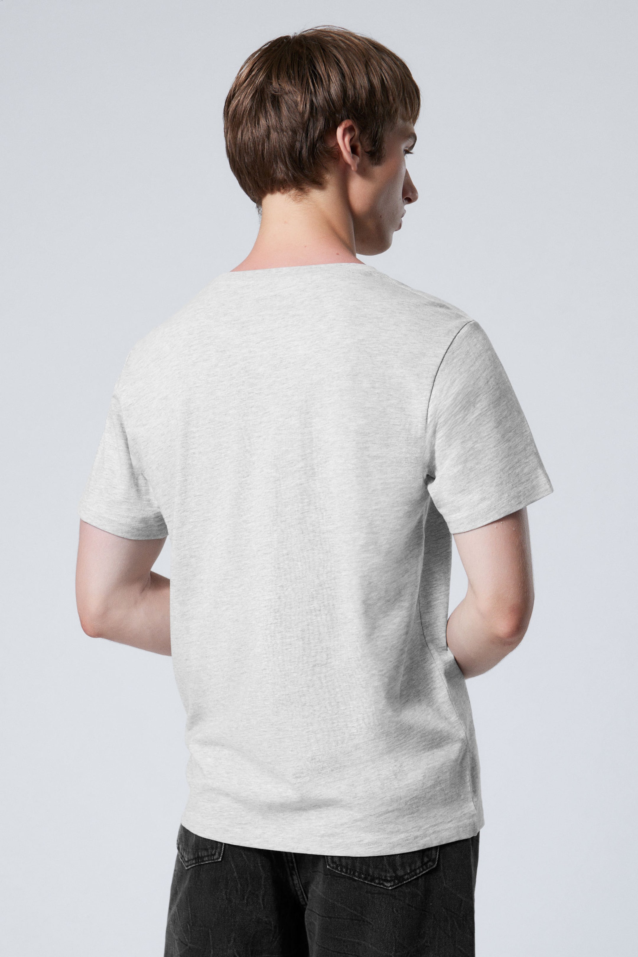 Grey - Standard Midweight T-shirt - 3