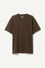 Braun - Schweres Oversized-T-Shirt - 0