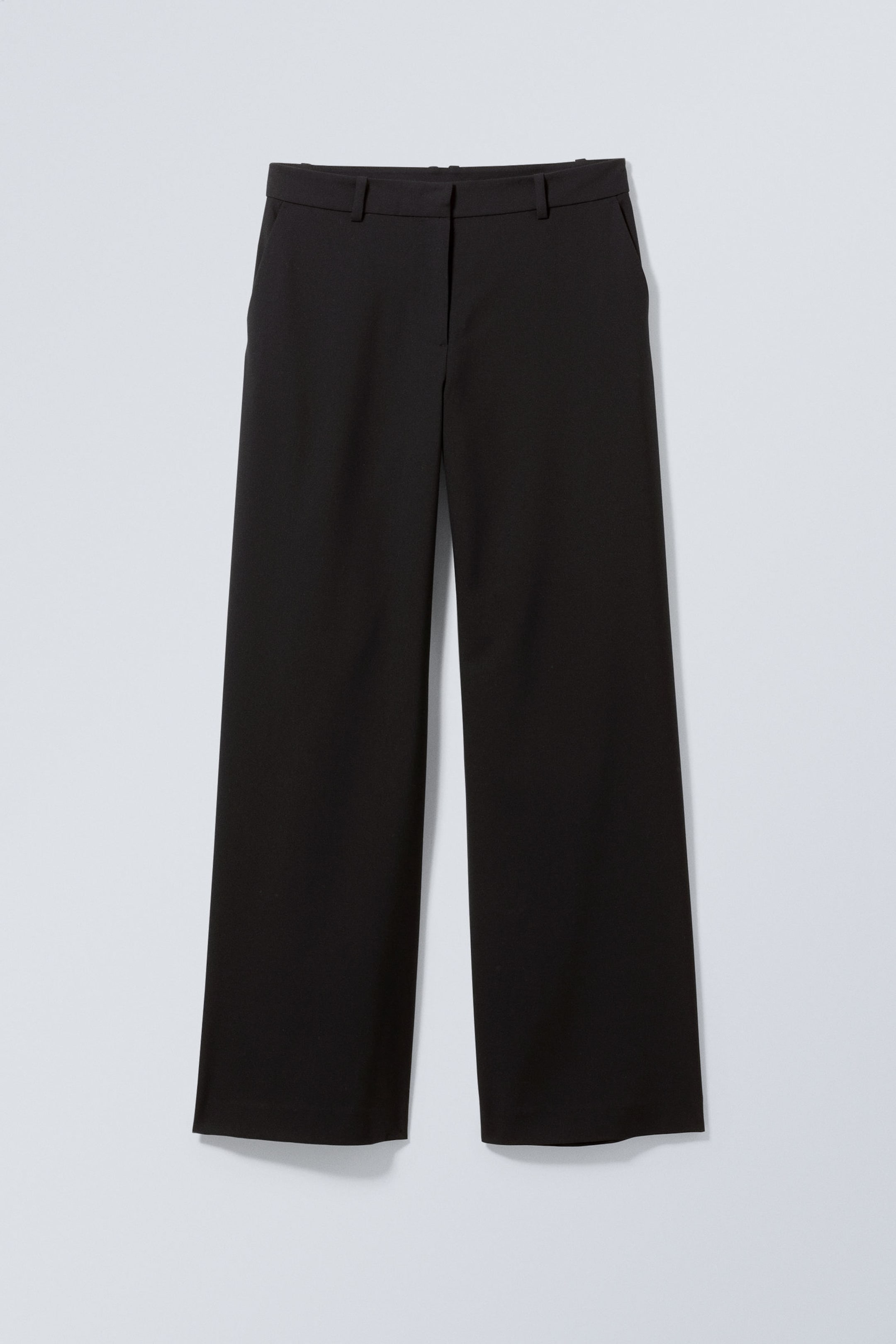 Black - Emily Low Waist Suiting Trousers - 1