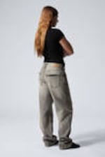 Canyon Grey - Mittelgrau - Galaxy Loose Straight Leg Jeans - 8