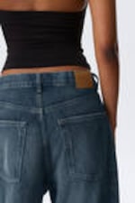 Mine Blue - Medium Blue - Astro Loose Baggy Leg Jeans - 19