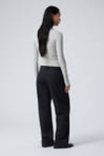 Dark Blue - Emily Low Waist Suiting Trousers - 2