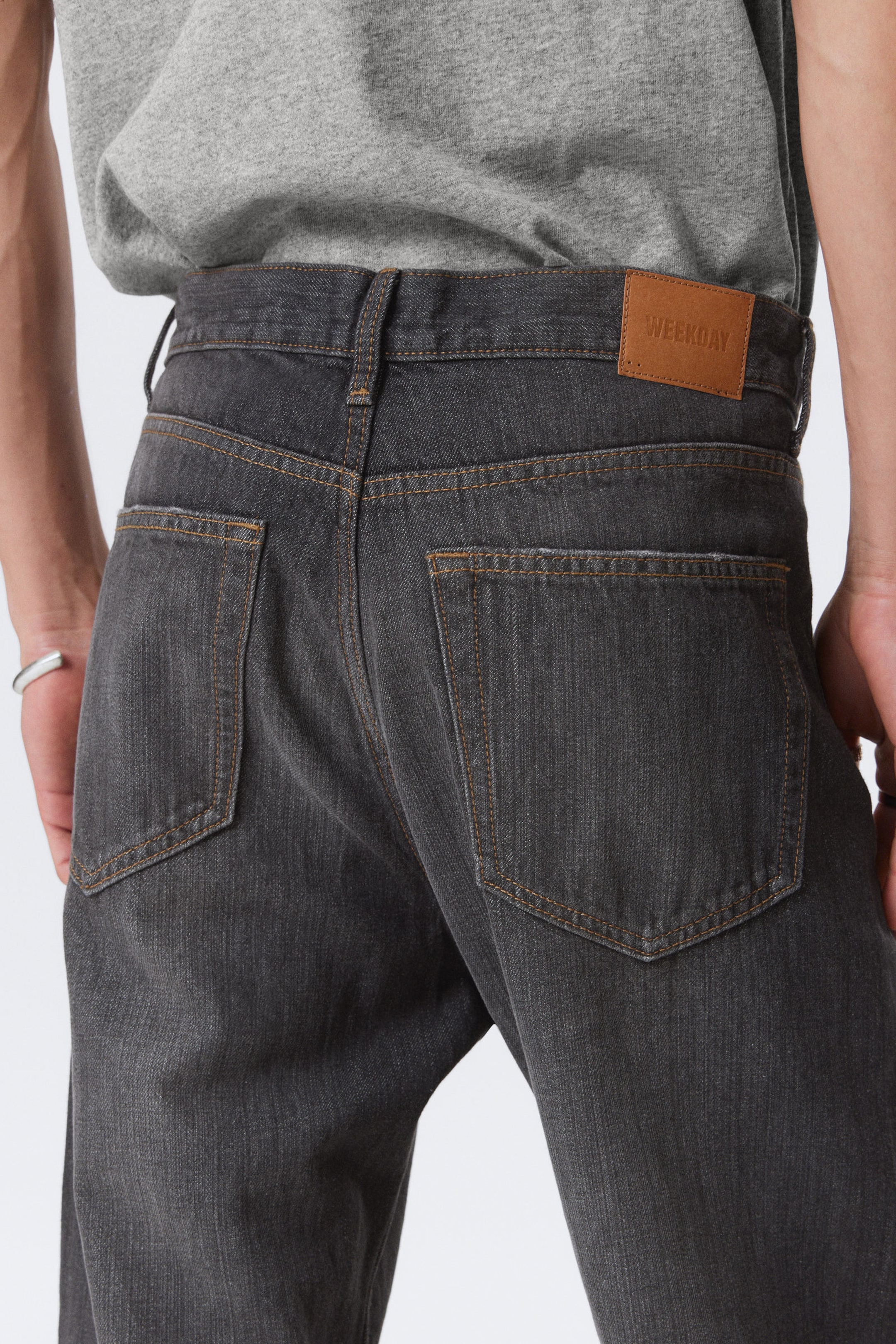 Ash Black - Black - Time Loose Bootcut Leg Jeans - 4