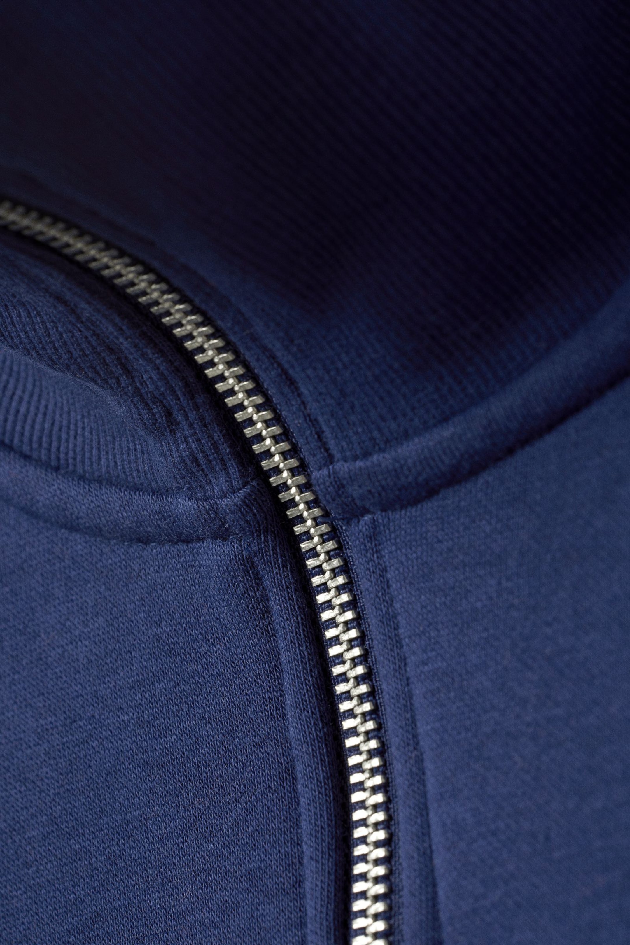 Dark Blue - Essence Half Zip Sweatshirt - 1