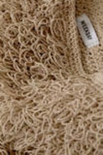 Beige - Kleine handtas met lusjes - 2