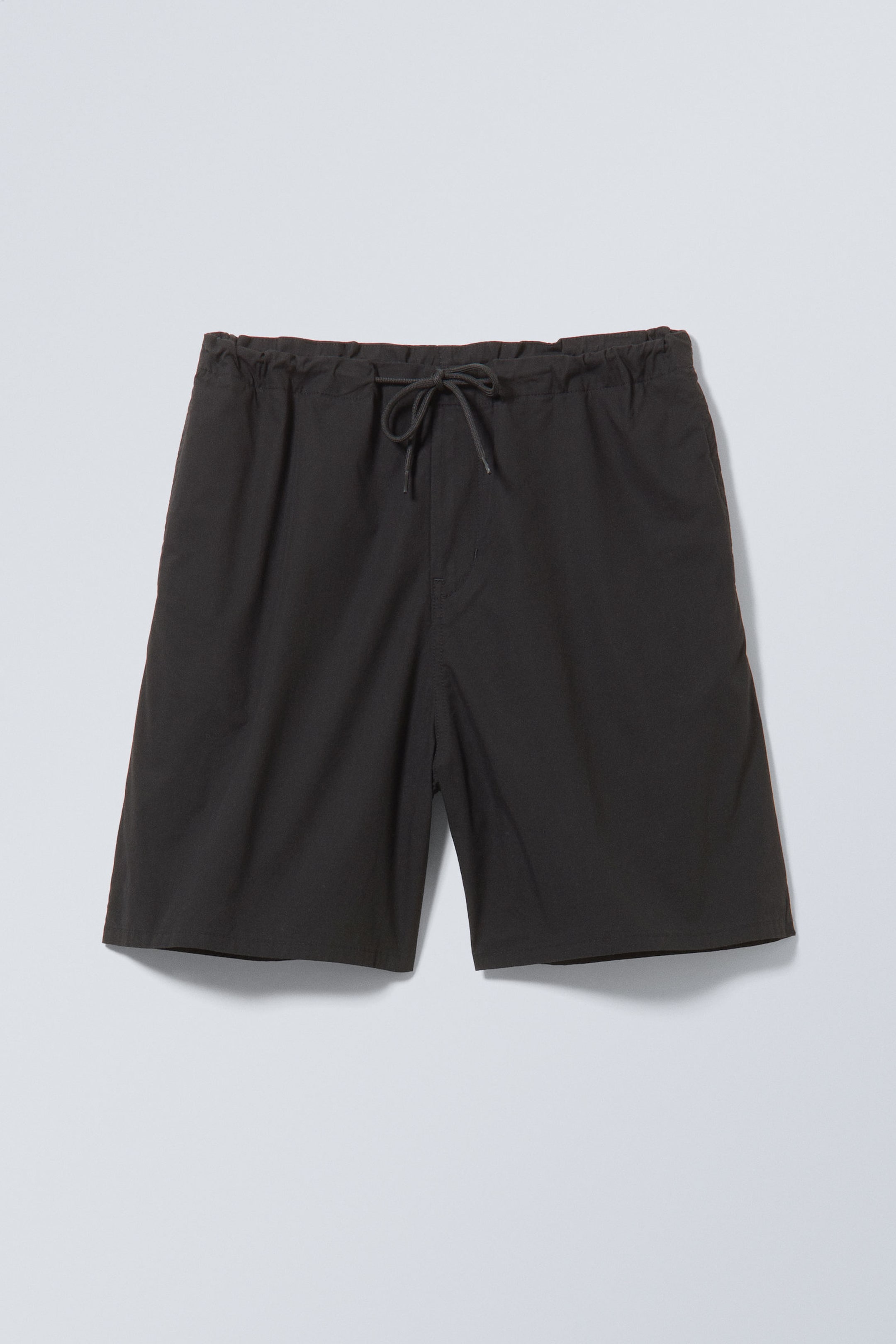 Black - Parachute Loose Shorts - 0