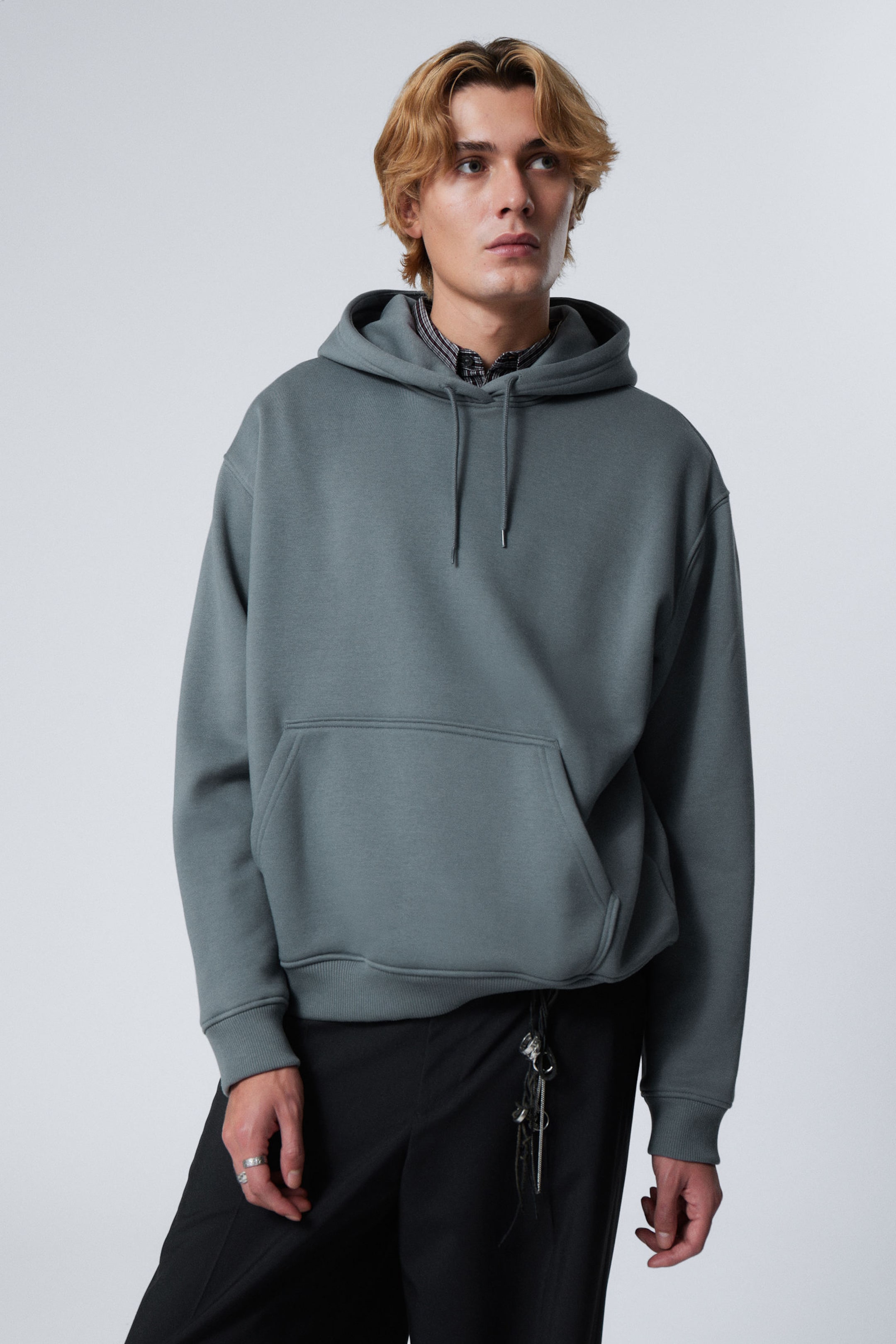 Dusty Grey - Relaxed Heavy Hoodie - 0