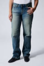 Jackpot Blue - Mittelblau - Arrow Low Waist Regular Straight Leg Jeans - 1