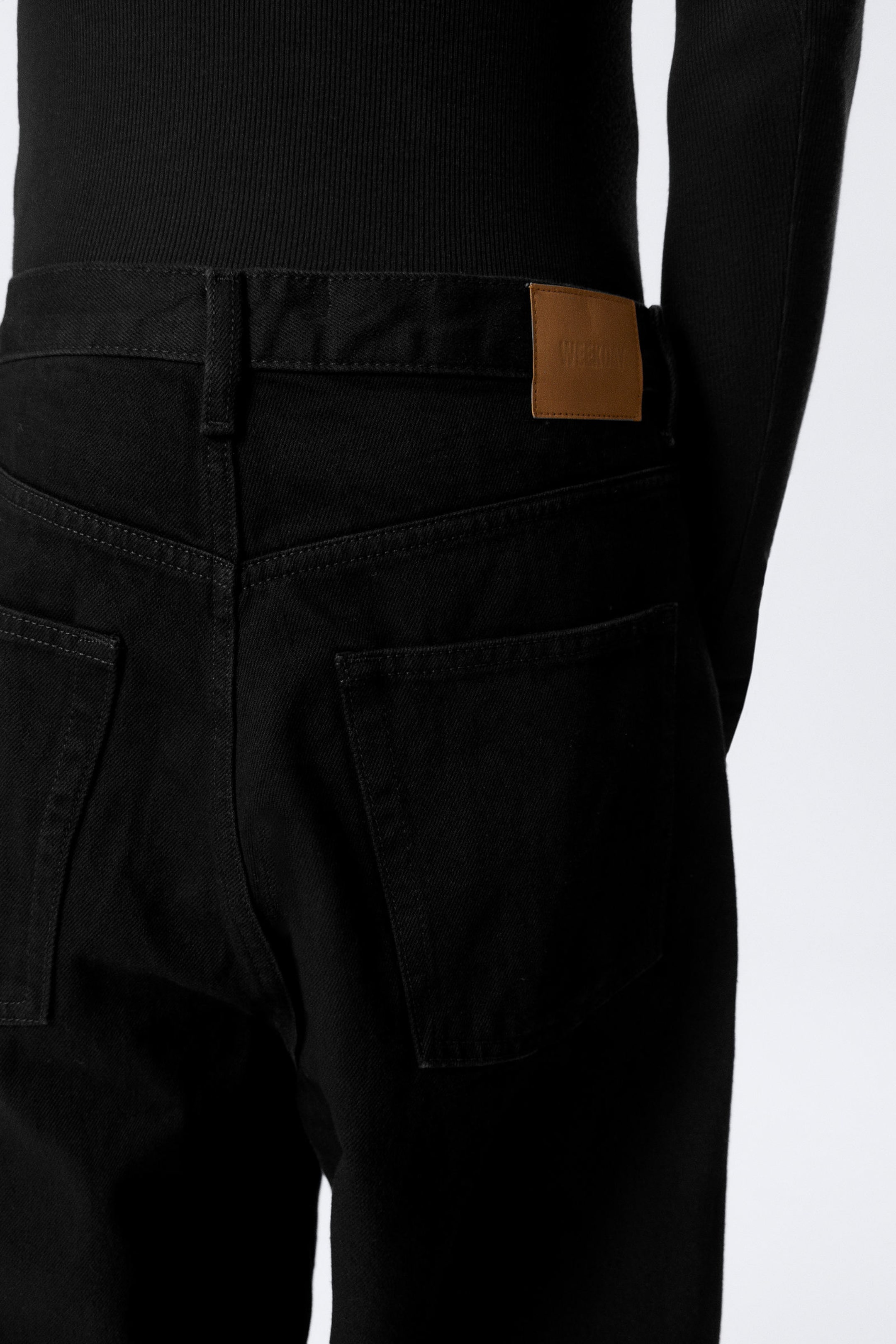 Black Rinse – Zwart - Astro Loose Baggy Leg Jeans - 9