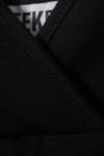 Black - V-neck Cotton Singlet - 4
