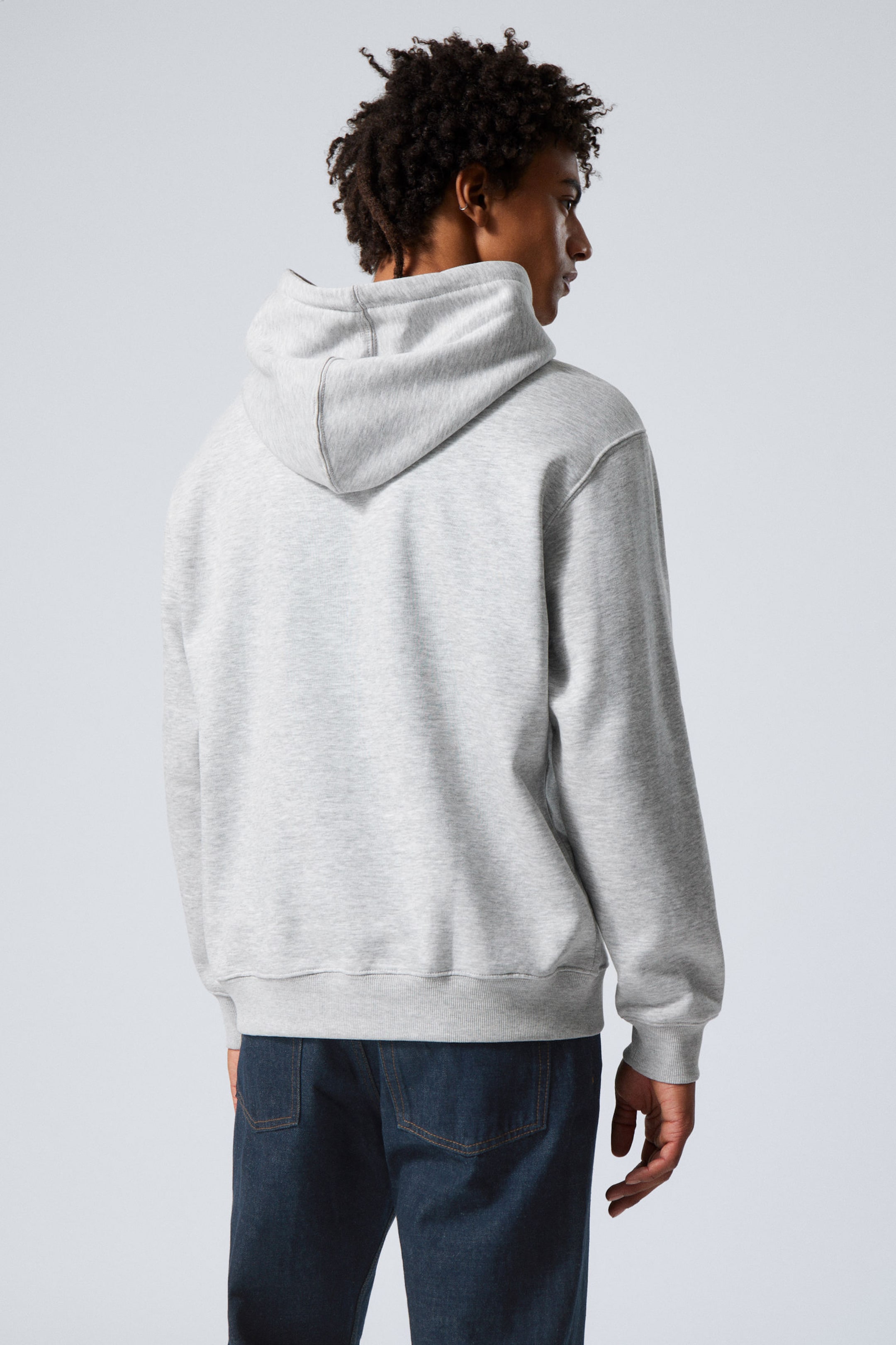 Grey - Standard Midweight Hoodie - 3