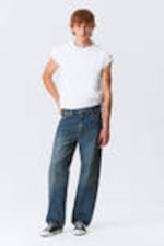 Moss Blue - Galaxy Loose Straight Leg Jeans - 3