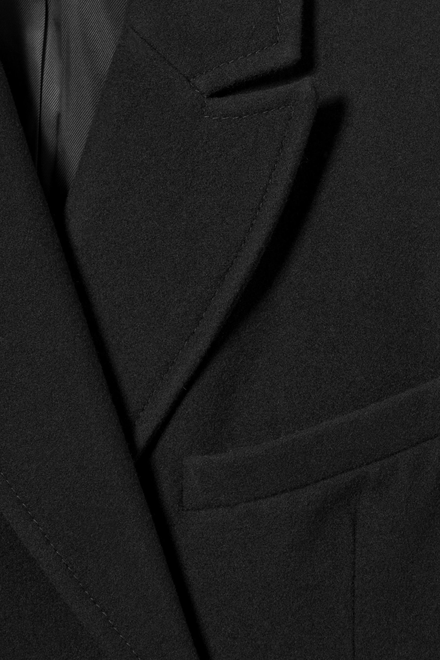 Oversized wool jacket