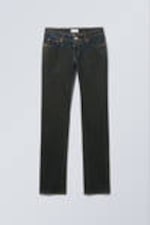 Soil Blue - Brown Stained Blue - Nail Low Rise Slim Straight Leg Jeans - 2