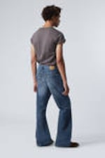 Mine Blue - Medium Blue - Time Loose Bootcut Leg Jeans - 4