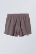 Fliedergrau - Jerseyshorts Djuna - 0