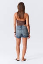 Spinel Blue - Eya Denim Shorts - 3