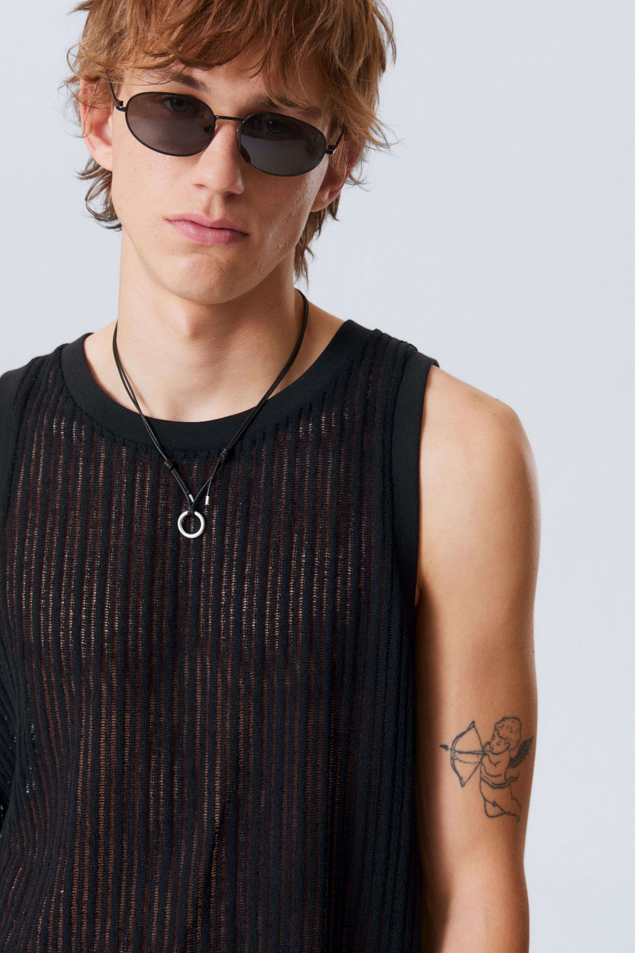 #272627 - Loose Fit RibKnitted Tank Top - 2