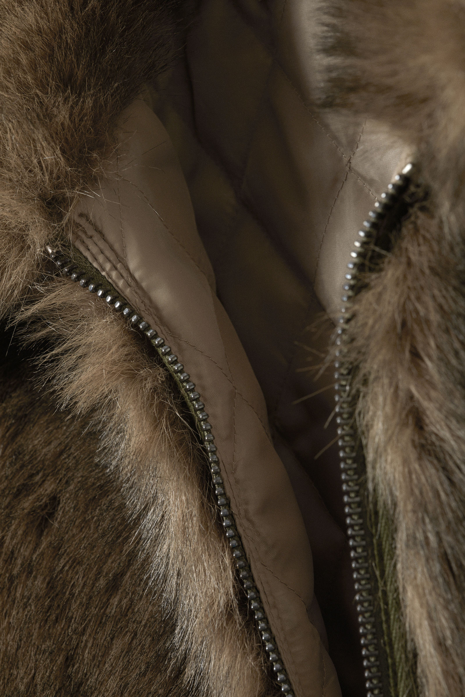 faux fur jacket - Dark Brown | Weekday EU