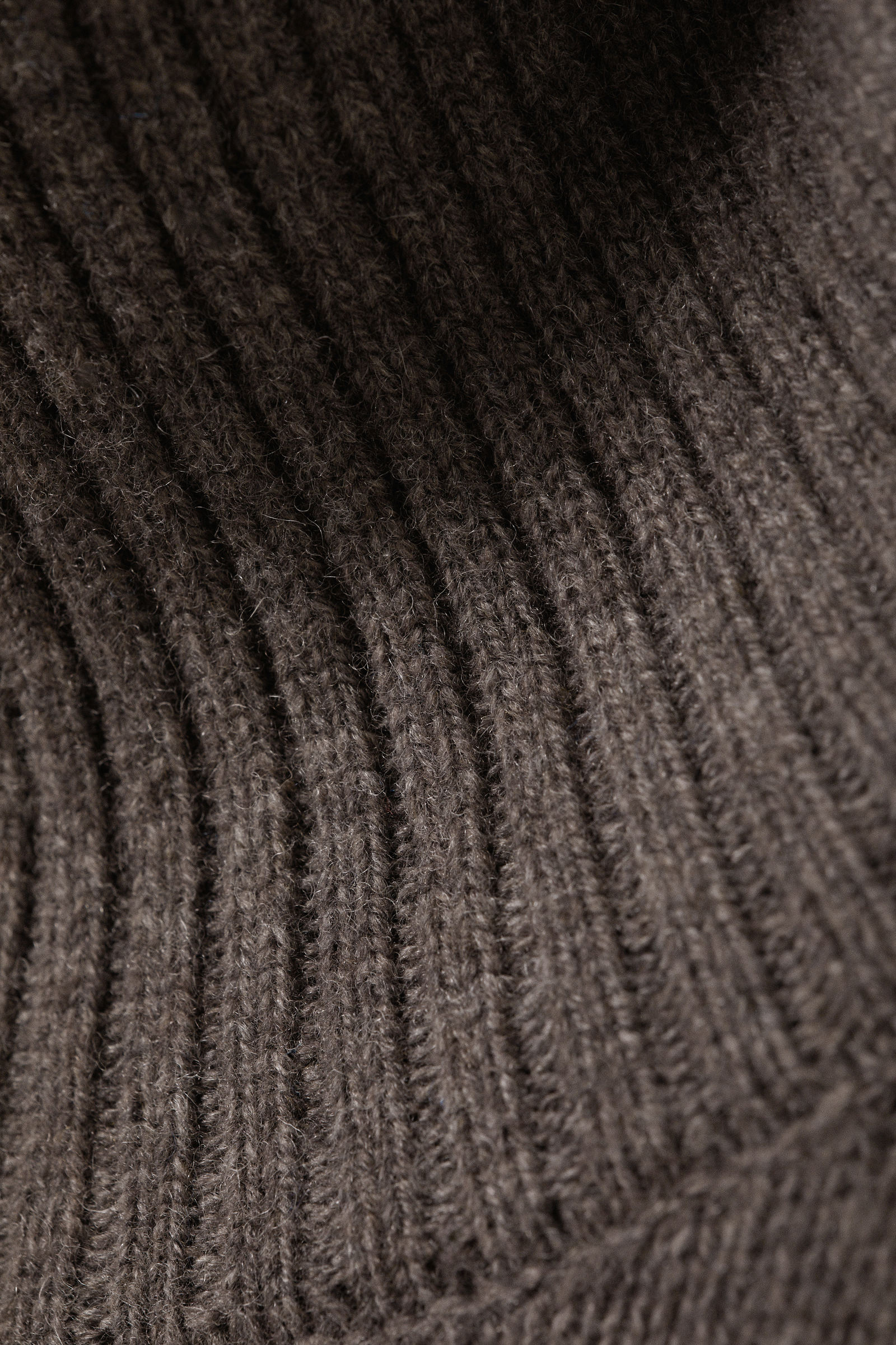 wool turtleneck sweater - Dark Mole | Weekday EU
