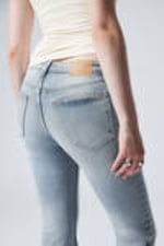 Stone Blue - Hellblau - Flame Low Waist Slim Flared Leg Jeans - 4