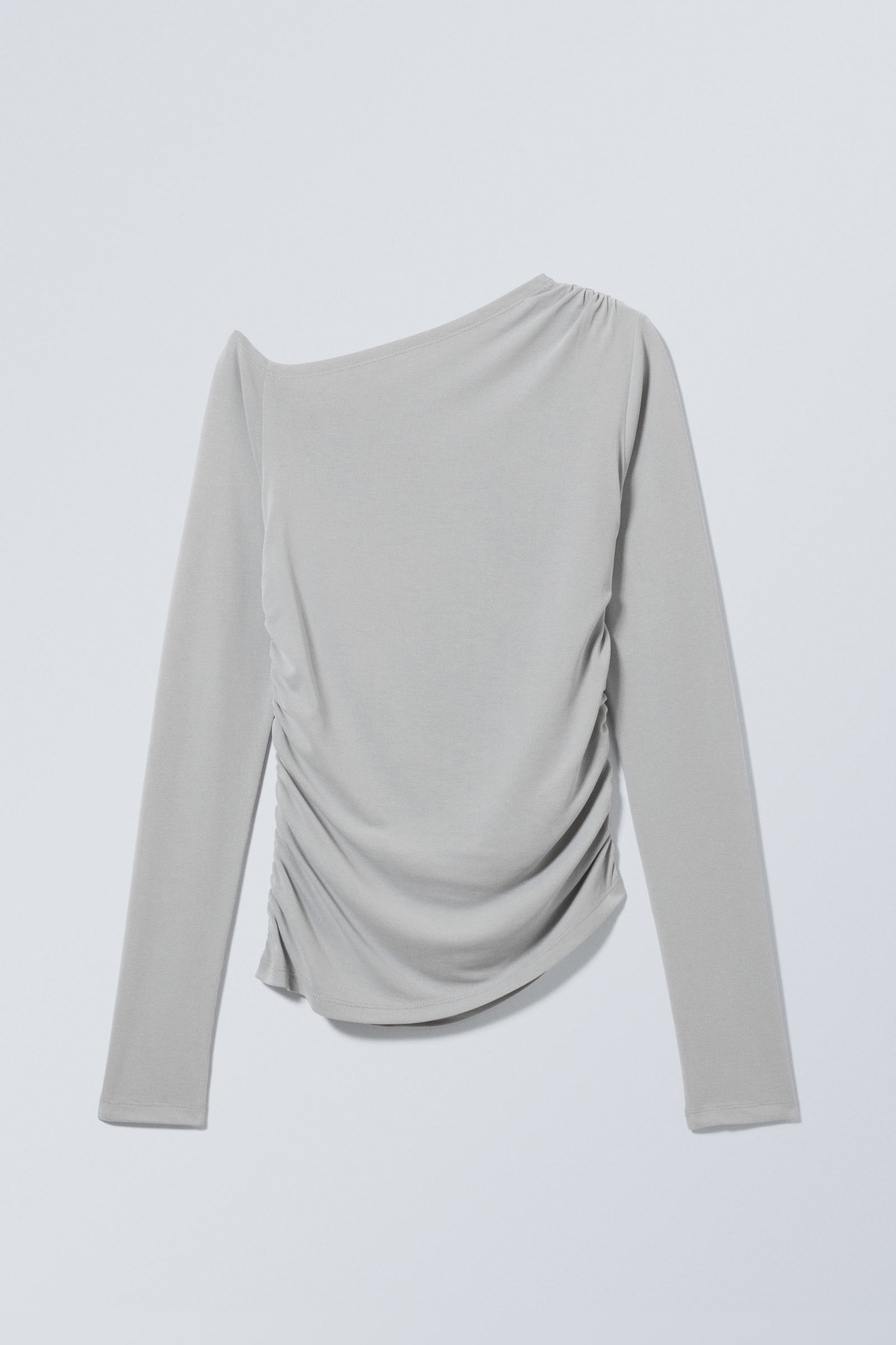 Ljus Dusty Grå - Main Asymmetric Long Sleeve - 0