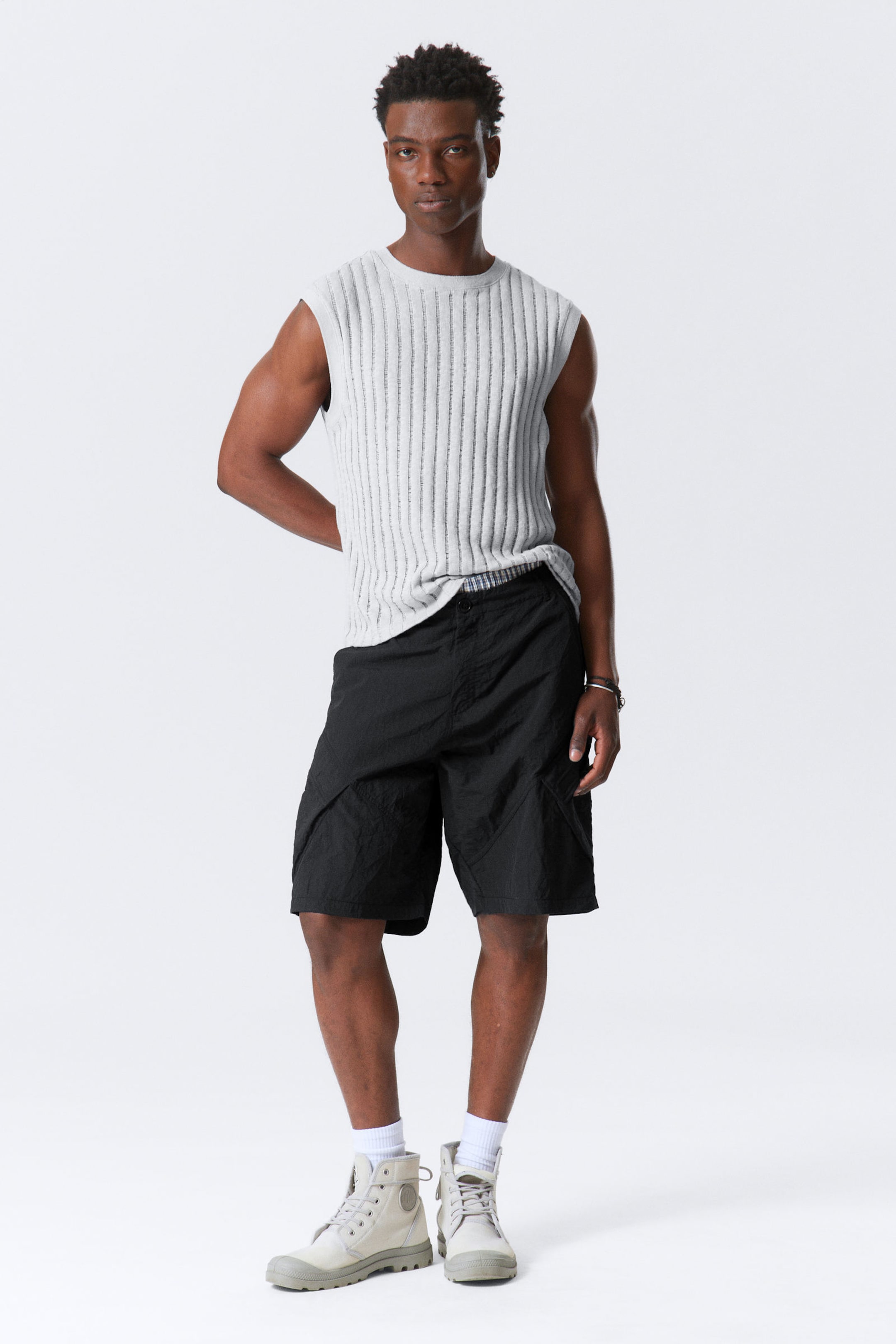 #272628 - Tilted Relaxed Cargo Shorts - 1