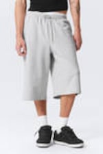 Gråmelerad - Astro lediga terry shorts - 1