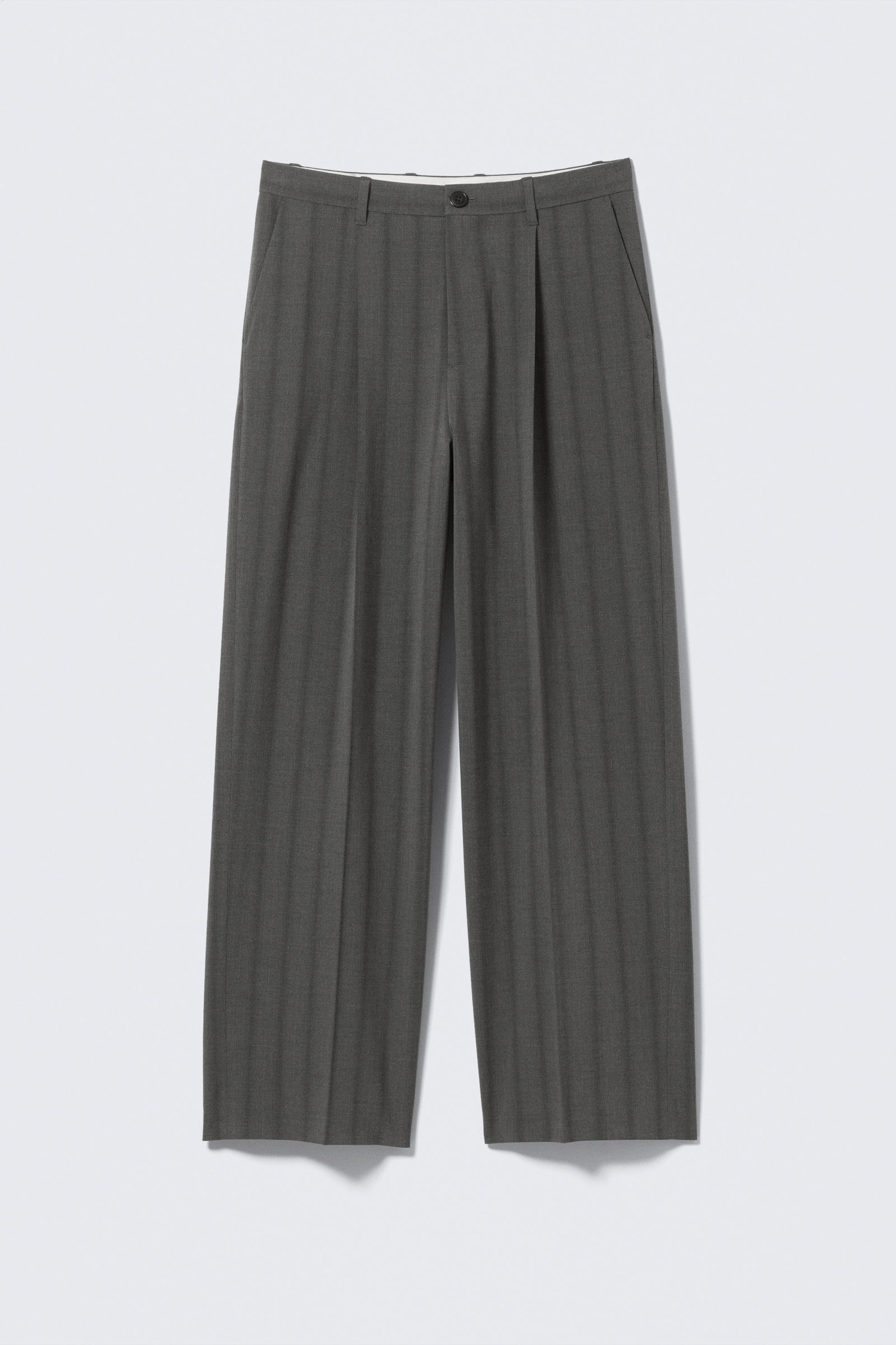 Grau gestreift - Oversized-Anzugshose Uno - 4