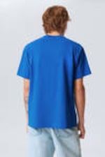 Bright Blue - Oversized Heavyweight T-shirt - 2