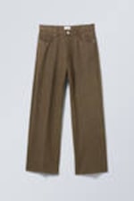 Mole Dark - Astro Loose Baggy Herringbone Trousers - 2