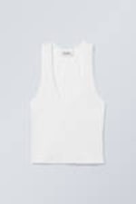 Vit - Deep V-Neck Tank Top - 0