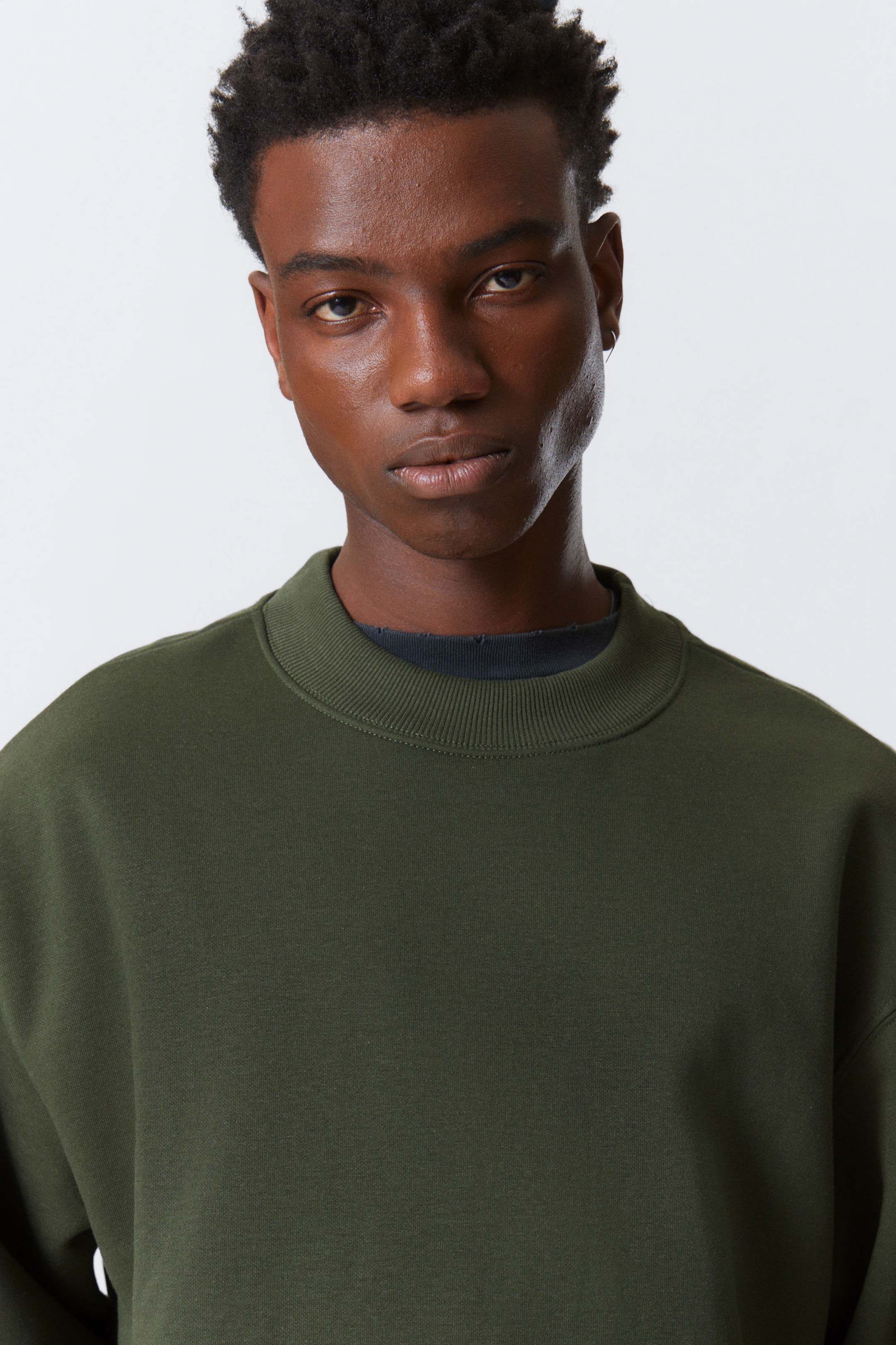 #45463B - Relaxed Heavyweight Sweatshirt - 2