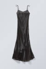 Black - Yoko Sheer Slip Maxi Dress - 0