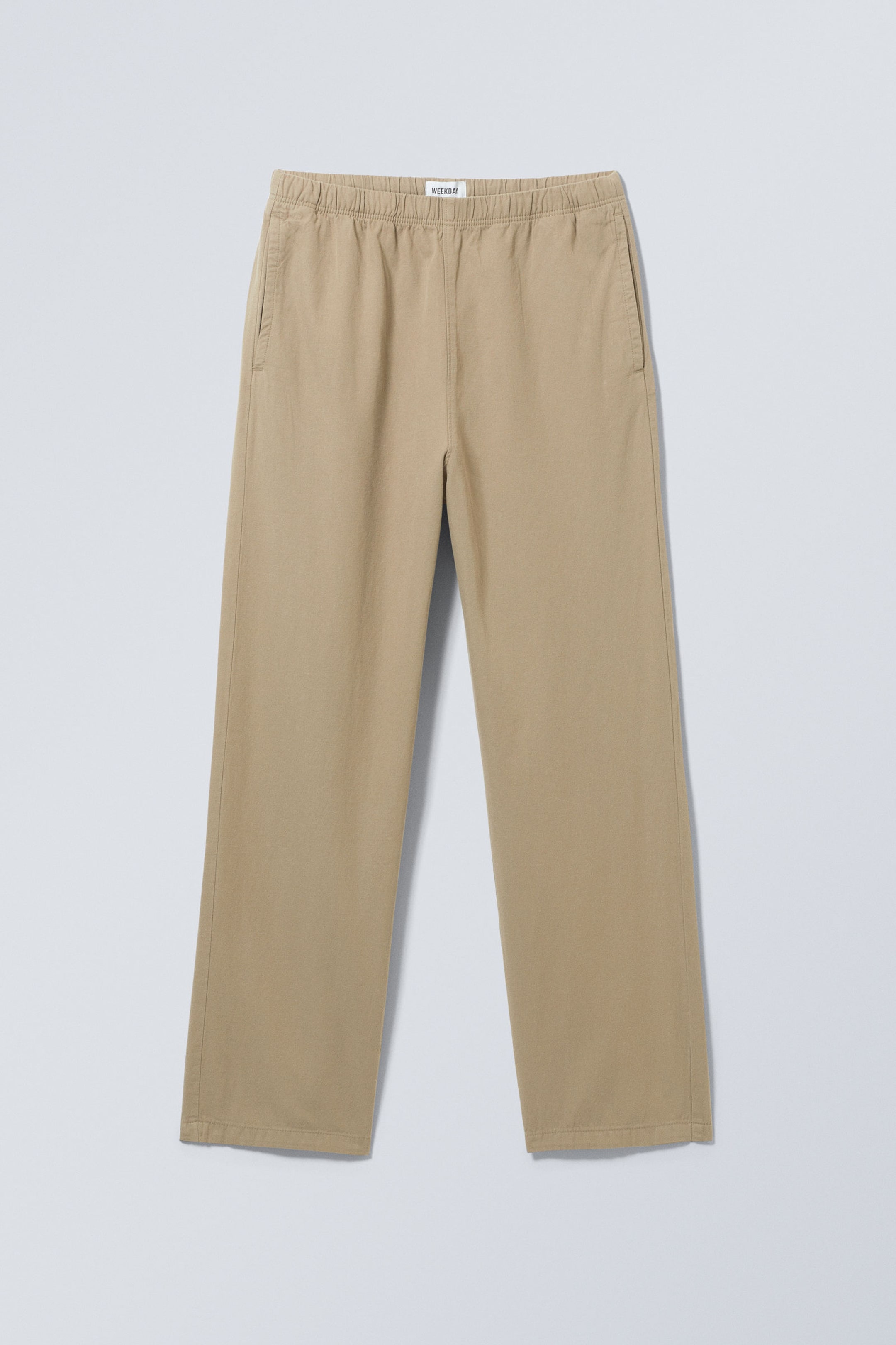 Beige - Seth Wide Linen Mix Joggers - 0