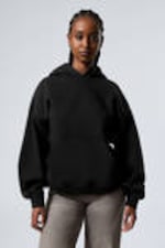 Black - Oversized Heavyweight Hoodie - 0